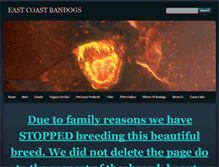 Tablet Screenshot of eastcoastbandogs.com